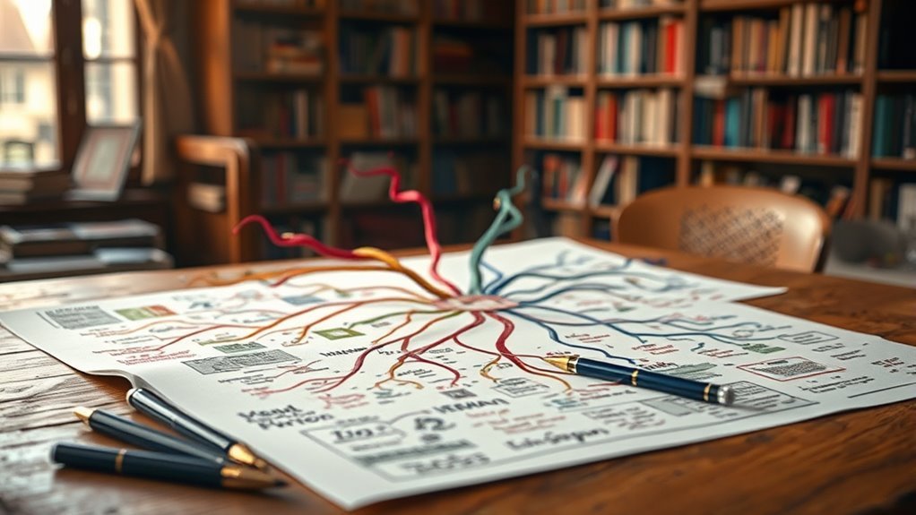 mind map structuring techniques