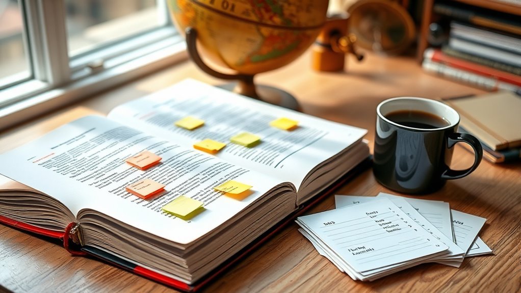 organize textbook study efficiently