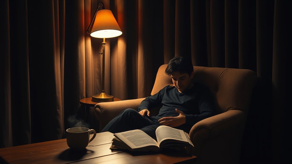 distraction free focused reading environment