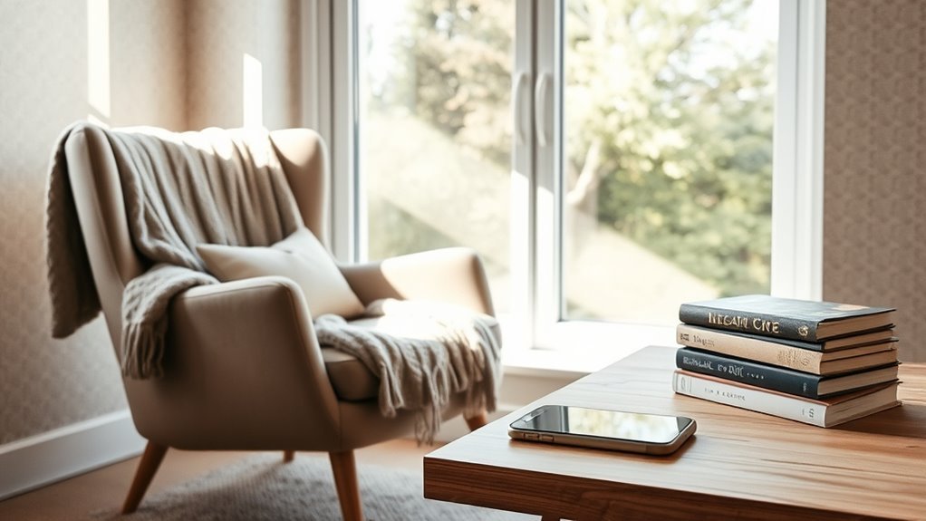 minimize digital distractions for reading focus