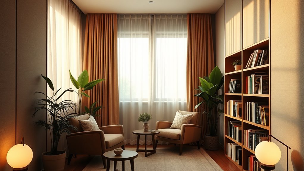 sensory friendly reading space minimizes distractions